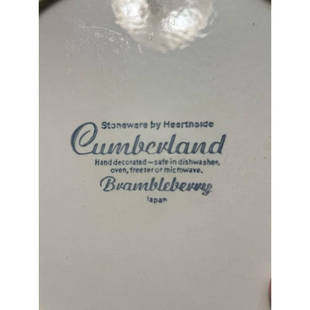 Vintage Cumberland Brambleberry Stoneware Dinner Plate‎ Japan